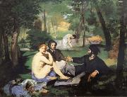 Edouard Manet Having lunch on the grassplot oil painting artist